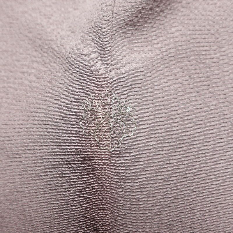 訪問着 縮緬 一つ紋付き 正絹 花柄 袷仕立て 身丈159cm 裄丈64cm リサイクル着物 着物 共八掛 入学式 卒業式 七五三 お宮参り フォーマル 上品 紫・藤色_画像14