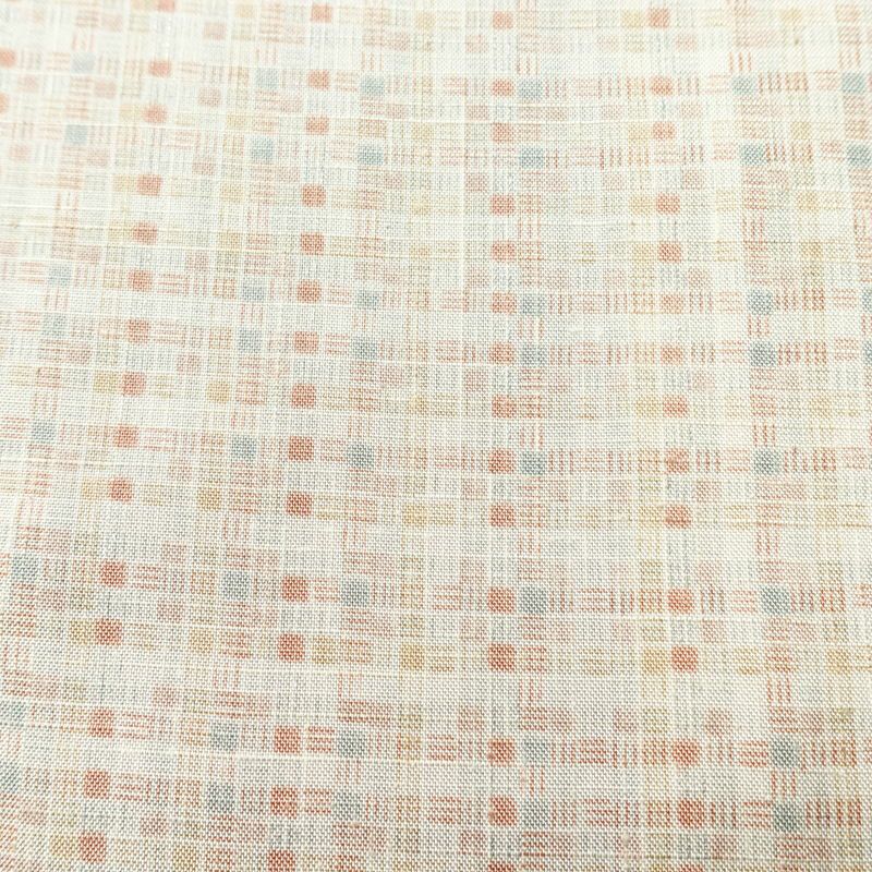 紬 つむぎ着物 正絹 チェック・格子柄 袷仕立て 身丈157.5cm 裄丈66cm リサイクル着物 着物 モダン 白_画像7