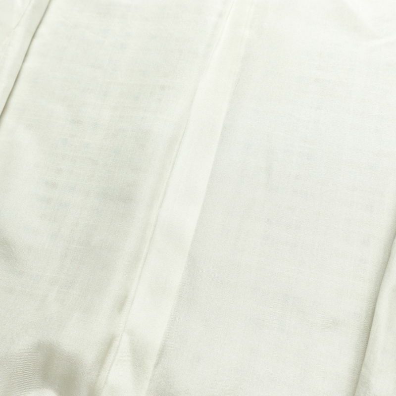 紬 つむぎ着物 正絹 チェック・格子柄 袷仕立て 身丈157.5cm 裄丈66cm リサイクル着物 着物 モダン 白_画像18