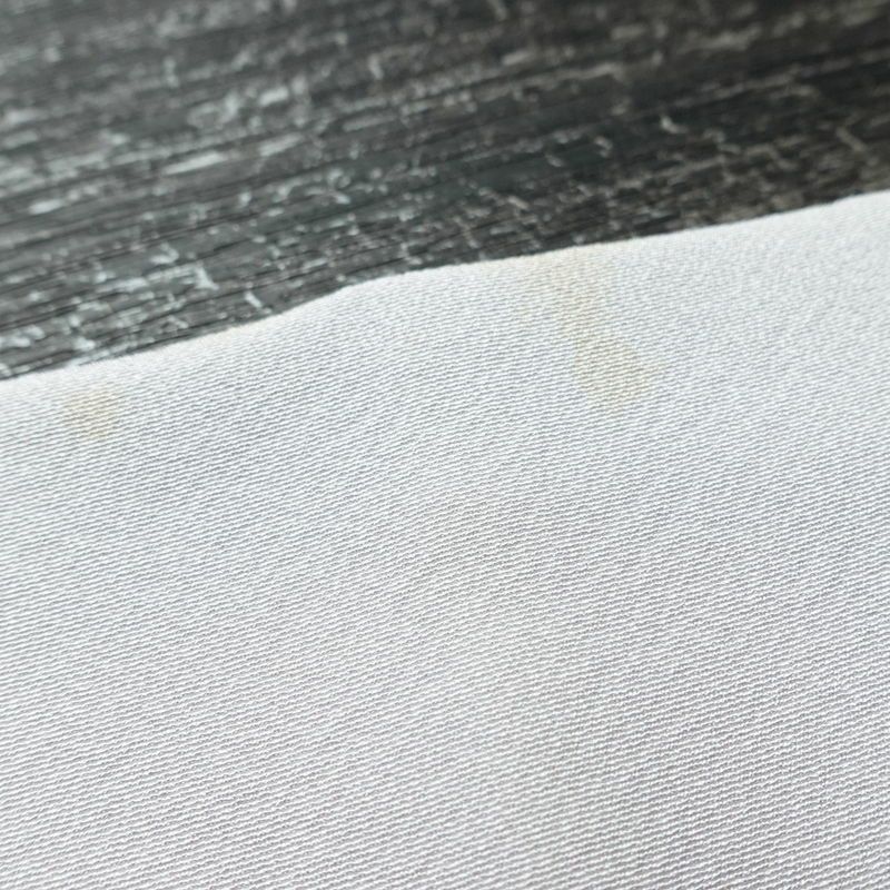 付け下げ 縮緬 正絹 古典柄 袷仕立て 身丈149cm 裄丈63cm リサイクル着物 着物 入学式 卒業式 七五三 お宮参り フォーマル シンプル 上品 グレー_画像18