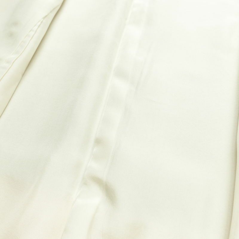 訪問着 絞り 綸子 一つ紋付き 正絹 古典柄 袷仕立て 身丈162.5cm 裄丈66cm リサイクル着物 着物 箔 入学式 卒業式 七五三 お宮参り フォーマル 上品 扇子 クリーム_画像20