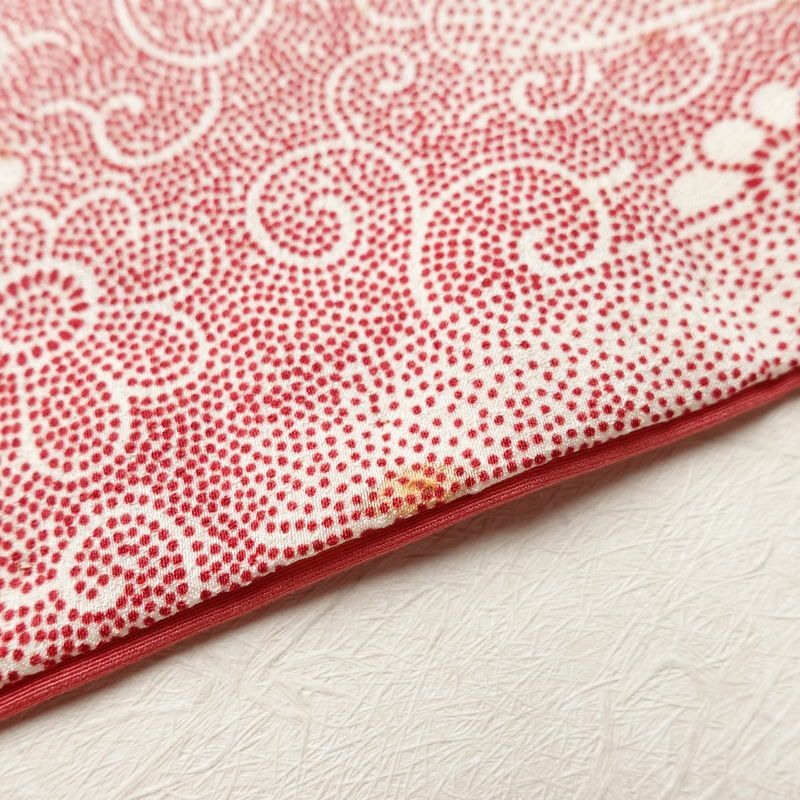 付け下げ 総柄 正絹 古典柄 袷仕立て 身丈159.5cm 裄丈62.5cm リサイクル着物 着物 ピンク_画像14