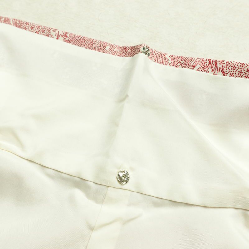 付け下げ 総柄 正絹 古典柄 袷仕立て 身丈159.5cm 裄丈62.5cm リサイクル着物 着物 ピンク_画像21