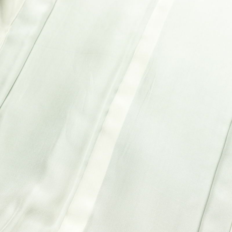 訪問着 良品 正絹 花柄 袷仕立て 身丈159.5cm 裄丈64.5cm リサイクル着物 着物 箔 金彩 入学式 卒業式 結婚式 七五三 パーティー お宮参り フォーマル 華やか 色箔 緑・うぐいす色_画像19