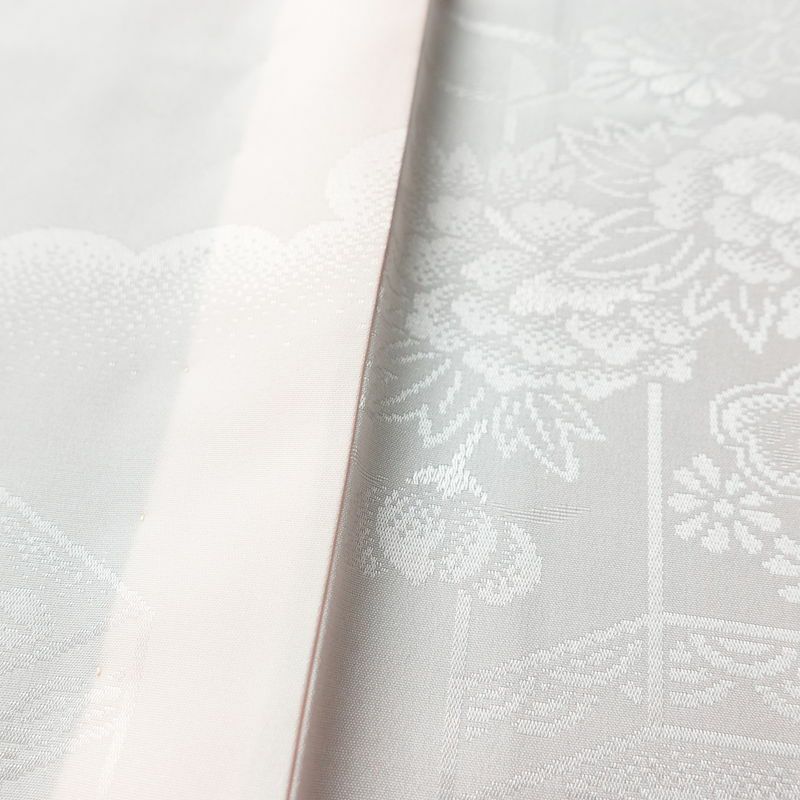 長襦袢 振袖用 ポリエステル 古典柄 袖無双・胴抜き 身丈131.5cm 裄丈67.5cm 成人式 二十歳 二十歳の集い フォーマル ピンク_画像8