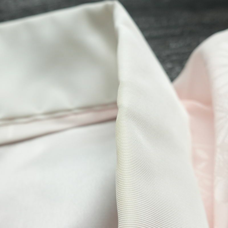 長襦袢 振袖用 ポリエステル 古典柄 袖無双・胴抜き 身丈131.5cm 裄丈67.5cm 成人式 二十歳 二十歳の集い フォーマル ピンク_画像17