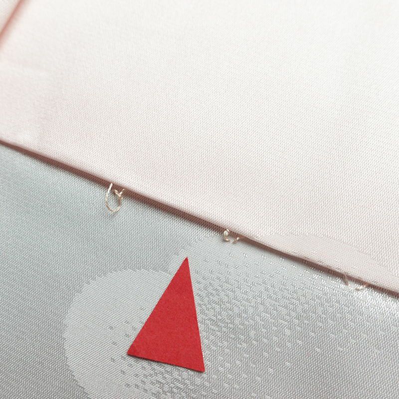 長襦袢 振袖用 ポリエステル 古典柄 袖無双・胴抜き 身丈131.5cm 裄丈67.5cm 成人式 二十歳 二十歳の集い フォーマル ピンク_画像18