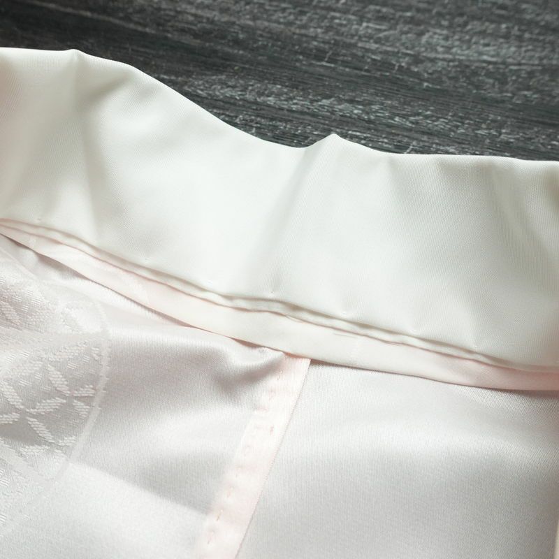 長襦袢 振袖用 ポリエステル 古典柄 袖無双・胴抜き 身丈131.5cm 裄丈67.5cm 成人式 二十歳 二十歳の集い フォーマル ピンク_画像19