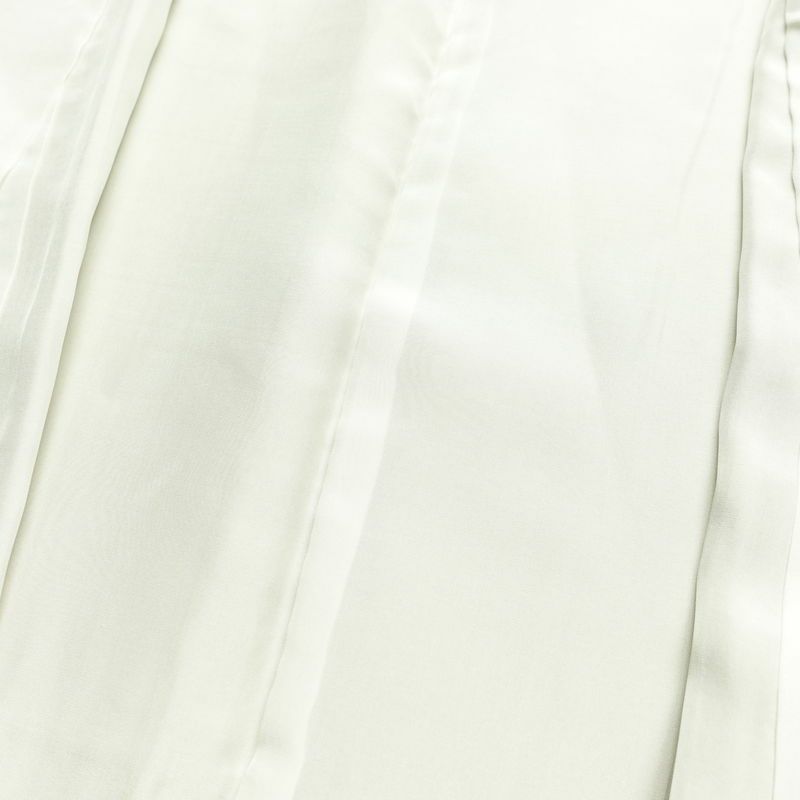 付け下げ 縮緬 一つ紋付き 正絹 風景柄 袷仕立て 身丈158.5cm 裄丈63.5cm フォーマル 着物 入学式 卒業式 シンプル 黄・黄土色_画像17