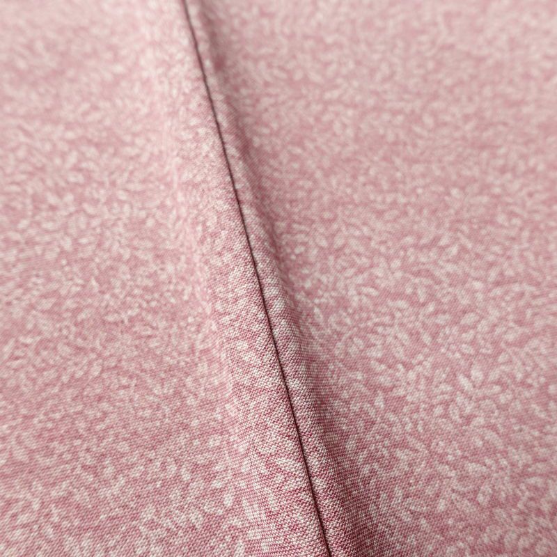 小紋 美品 総柄 正絹 木の葉・植物柄 袷仕立て 身丈160cm 裄丈62.5cm 着物 くすみピンク 普段着 街着 リサイクル着物 ぼかし ピンク_画像10