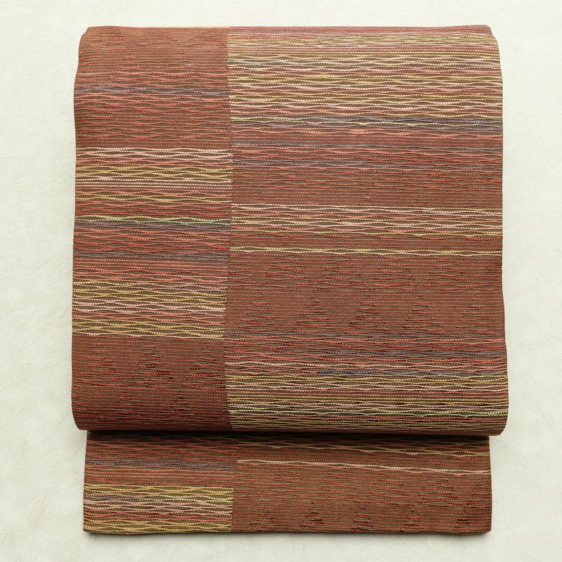 袋帯 六通柄 良品 一般用 正絹 その他の柄 リサイクル帯 帯 モダン 多色使い_画像1