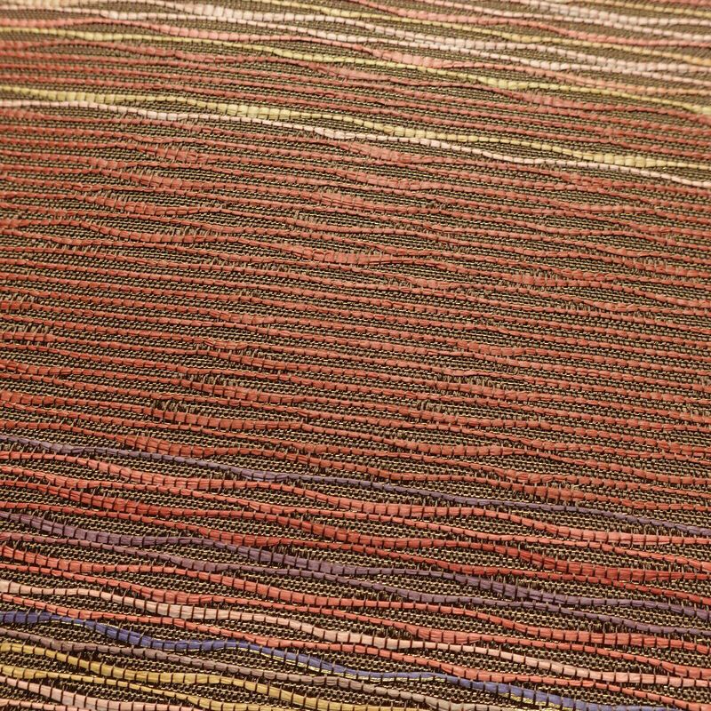 袋帯 六通柄 良品 一般用 正絹 その他の柄 リサイクル帯 帯 モダン 多色使い_画像3