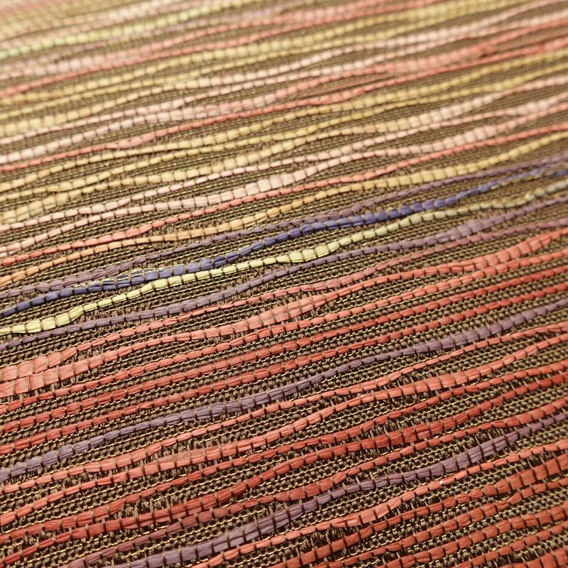 袋帯 六通柄 良品 一般用 正絹 その他の柄 リサイクル帯 帯 モダン 多色使い_画像5