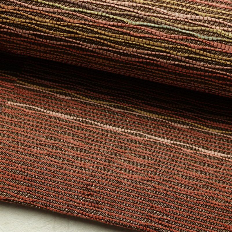 袋帯 六通柄 良品 一般用 正絹 その他の柄 リサイクル帯 帯 モダン 多色使い_画像8