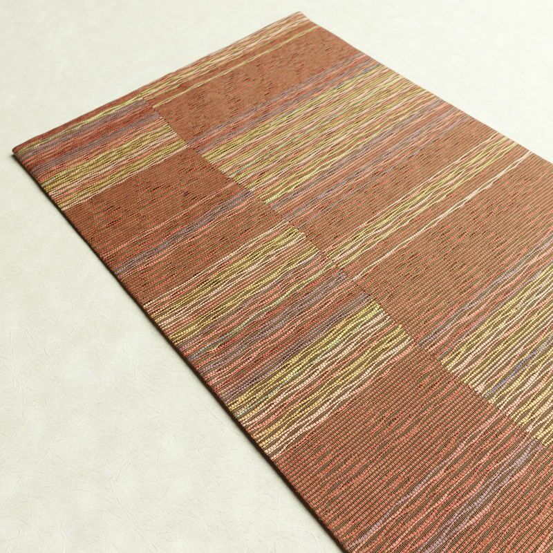 袋帯 六通柄 良品 一般用 正絹 その他の柄 リサイクル帯 帯 モダン 多色使い_画像18