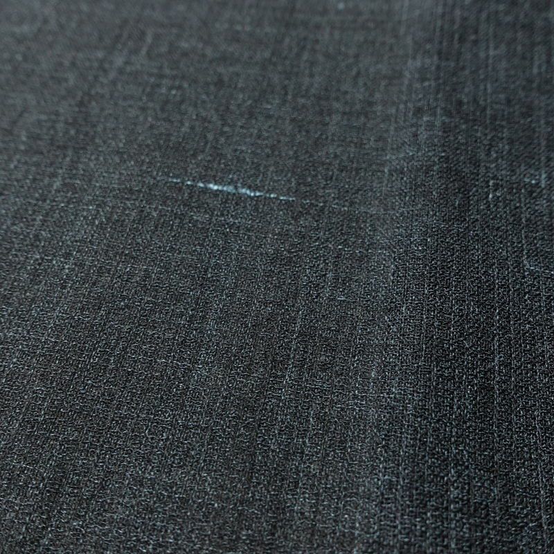 男性用 着物 美品 夏用 しつけ糸付き 正絹 無地 単衣仕立て 身丈140.5cm 裄丈66.5cm リサイクル着物 着物 未使用品 薄物 グレー_画像8