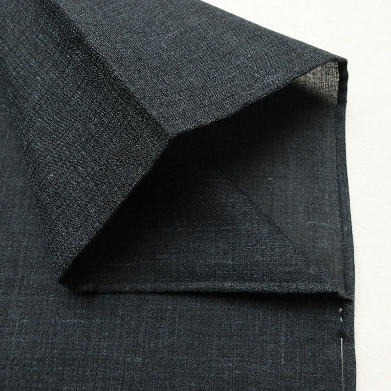 男性用 着物 美品 夏用 しつけ糸付き 正絹 無地 単衣仕立て 身丈140.5cm 裄丈66.5cm リサイクル着物 着物 未使用品 薄物 グレー_画像14