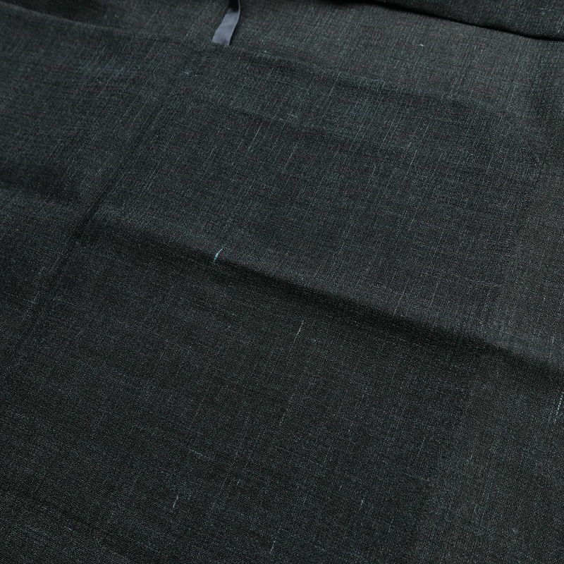 男性用 着物 美品 夏用 しつけ糸付き 正絹 無地 単衣仕立て 身丈140.5cm 裄丈66.5cm リサイクル着物 着物 未使用品 薄物 グレー_画像19