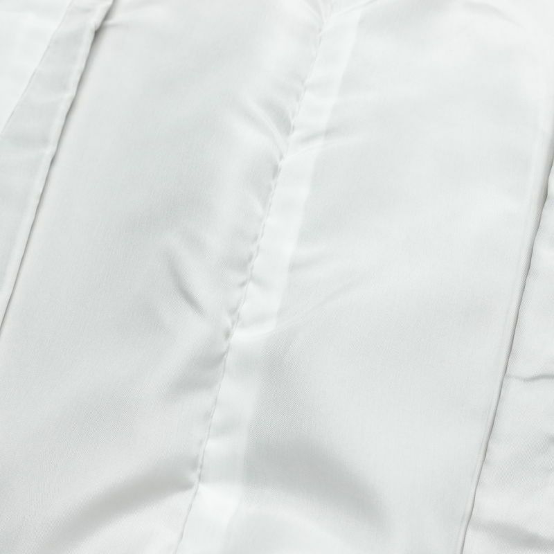 小紋 良品 しつけ糸付き 総柄 ポリエステル 幾何学柄・抽象柄 袷仕立て 身丈163.5cm 裄丈64cm リサイクル着物 着物 紫・藤色_画像18