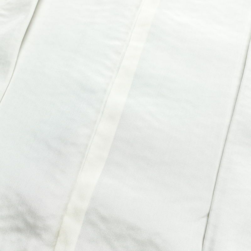 小紋 しつけ糸付き 絞り 正絹 木の葉・植物柄 袷仕立て 身丈155cm 裄丈62.5cm リサイクル着物 着物 紫・藤色_画像17