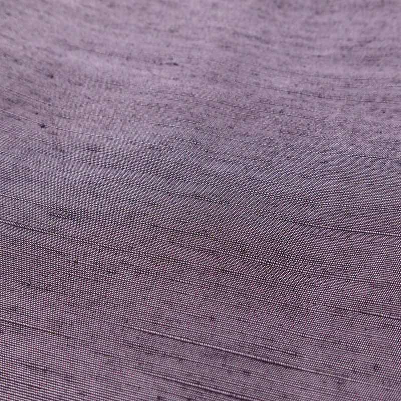 紬 正絹 無地 袷仕立て 身丈155.5cm 裄丈63.5cm リサイクル着物 一部しつけ糸付き 着物 紫・藤色_画像8