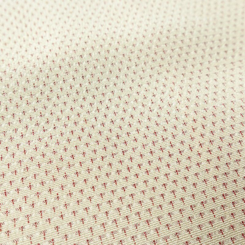 紬 しつけ糸付き 正絹 古典柄 袷仕立て 身丈158.5cm 裄丈65cm リサイクル着物 着物 クリーム_画像7