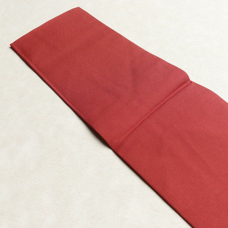 名古屋帯 太鼓柄 良品 正絹 幾何学柄・抽象柄 名古屋仕立て なごや帯 リサイクル帯 帯 ピンク_画像14