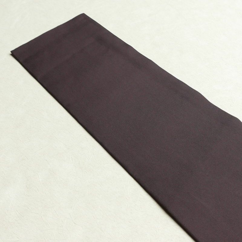 名古屋帯 太鼓柄 正絹 木の葉・植物柄 名古屋仕立て なごや帯 リサイクル帯 帯 金彩 紫・藤色_画像15