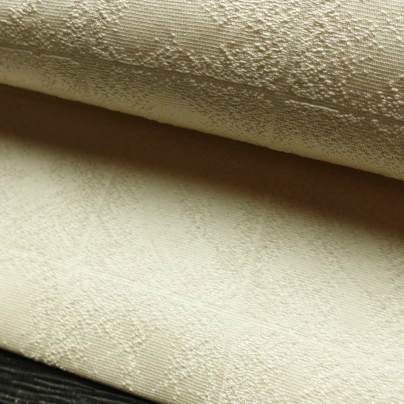 名古屋帯 太鼓柄 良品 落款入り 正絹 古典柄 名古屋仕立て なごや帯 リサイクル帯 帯 銀糸 扇面 白_画像7