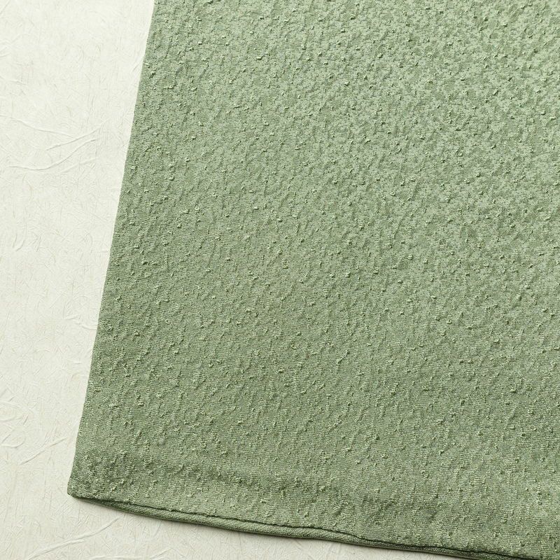 色無地 良品 落款入り 本草木染作家物 瑞寶 正絹 無地 袷仕立て 身丈154cm 裄丈63cm リサイクル着物 一部しつけ糸付き 着物 作家物 お茶会 緑・うぐいす色_画像12