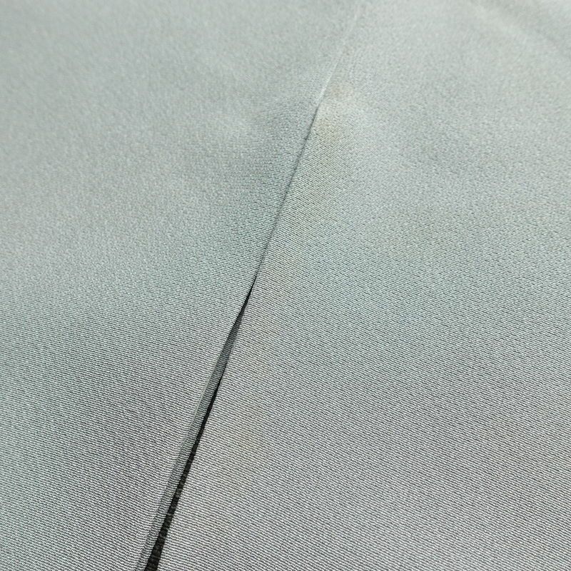 付け下げ 一つ紋付き 正絹 花柄 袷仕立て 身丈158cm 裄丈64.5cm リサイクル着物 着物 箔 入学式 卒業式 七五三 お宮参り フォーマル 上品 グレー_画像18