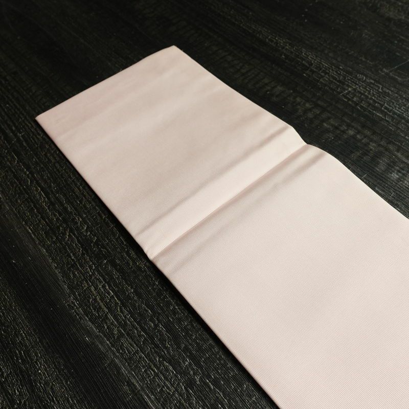 名古屋帯 太鼓柄 正絹 花柄 名古屋仕立て なごや帯 リサイクル帯 帯 シンプル 桜 ピンク_画像15