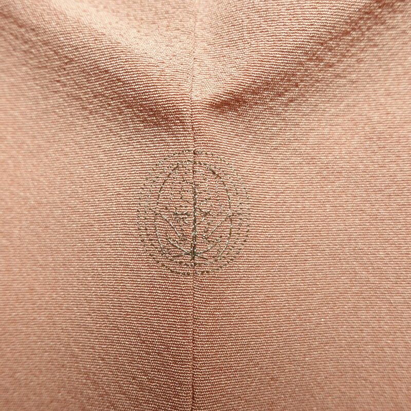 訪問着 縮緬 一つ紋付き 伊達衿付き 正絹 風景柄 袷仕立て 身丈155cm 裄丈63cm リサイクル着物 着物 箔 入学式 卒業式 七五三 お宮参り フォーマル 共八掛 上品 くすみピンク ピンク_画像14