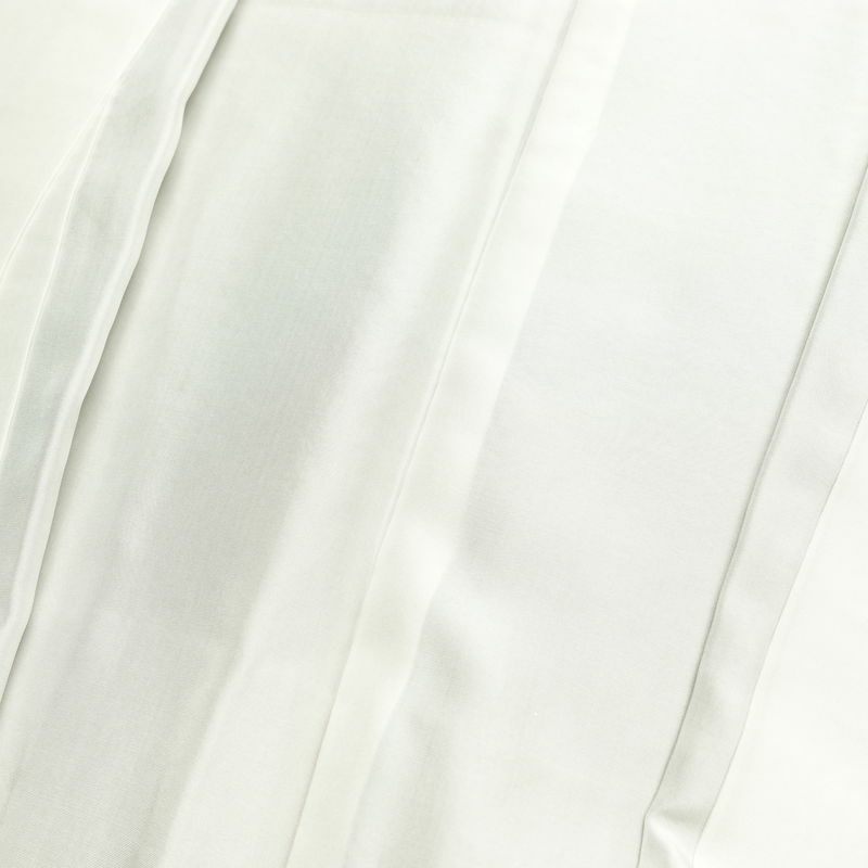 付け下げ 良品 正絹 木の葉・植物柄 袷仕立て 身丈164cm 裄丈66cm リサイクル着物 着物 箔 シンプル 紬地 芝 ベージュ_画像18