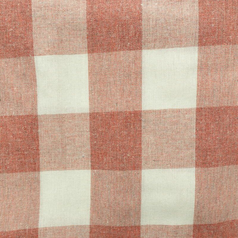 単衣着物 カジュアルきもの 単衣 美品 しつけ糸付き 混紡 チェック・格子柄 単衣仕立て 身丈160cm 裄丈66cm 着物 シンプル カジュアル 薄紅 ピンク_画像3