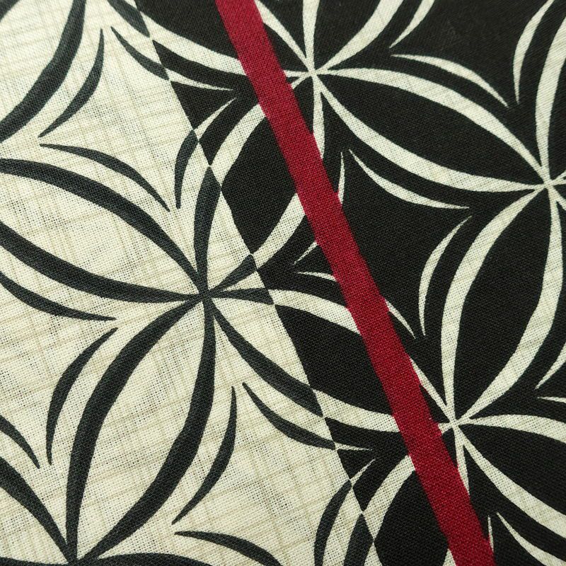 新品 浴衣 帯 2点セット 女性用 綿 平織 古典柄 浴衣 半幅帯 未使用品 七宝 しっとり 上品_画像5