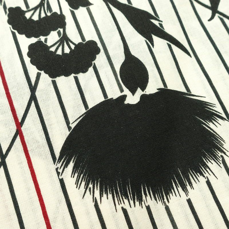 新品 浴衣 帯 2点セット 女性用 綿 平織 古典柄 浴衣 半幅帯 未使用品　アザミ 細縞 ストライプ_画像5