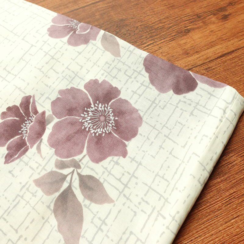 新品 浴衣 帯 2点セット 女性用 綿 平織 古典柄 浴衣 半幅帯 未使用品 小花 くすみピンク_画像10