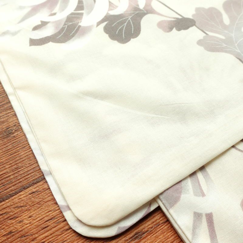 新品 浴衣 帯 2点セット 女性用 綿 平織 古典柄 浴衣 半幅帯 未使用品 乱菊 くすみピンク_画像9