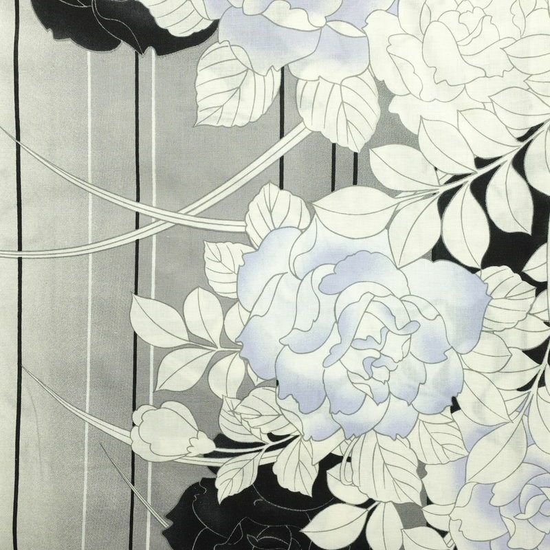 新品 浴衣 帯 2点セット 女性用 綿 平織 古典柄 浴衣 半幅帯 未使用品_画像4