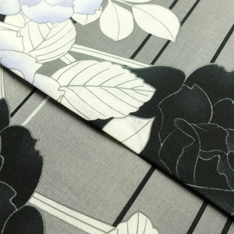 新品 浴衣 帯 2点セット 女性用 綿 平織 古典柄 浴衣 半幅帯 未使用品_画像13