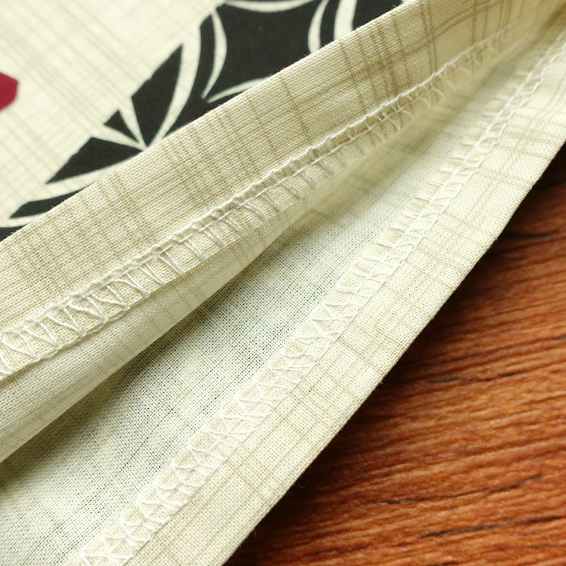 [訳あり]新品 浴衣 帯 2点セット 女性用 綿 平織 古典柄 浴衣 半幅帯 未使用品 七宝縞 黒_画像11