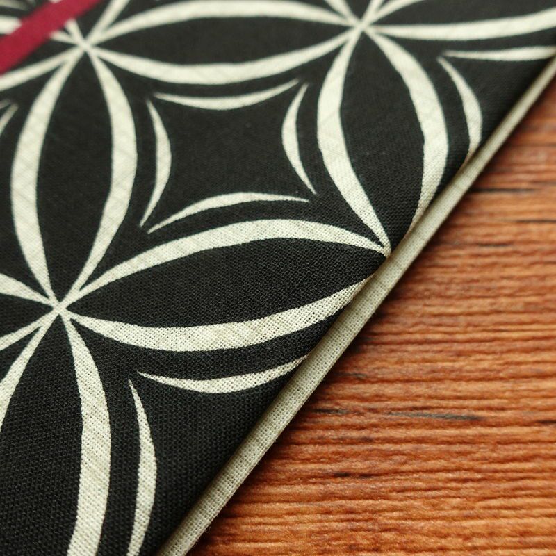 [訳あり]新品 浴衣 帯 2点セット 女性用 綿 平織 古典柄 浴衣 半幅帯 未使用品 七宝縞 黒_画像14