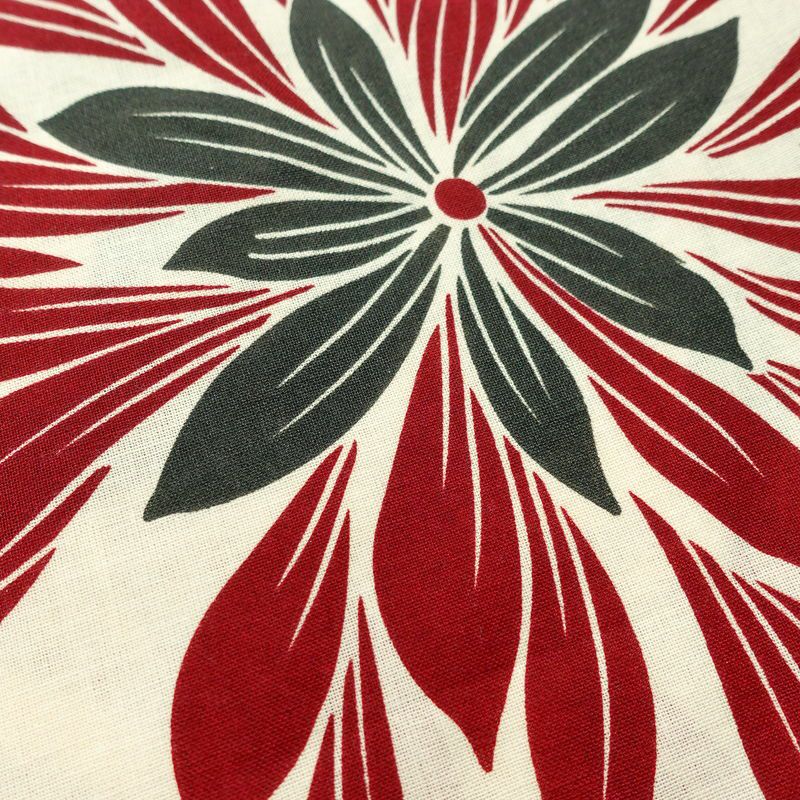 [訳あり]新品 浴衣 帯 2点セット 女性用 綿 平織 古典柄 浴衣 半幅帯 未使用品 菊 赤_画像4