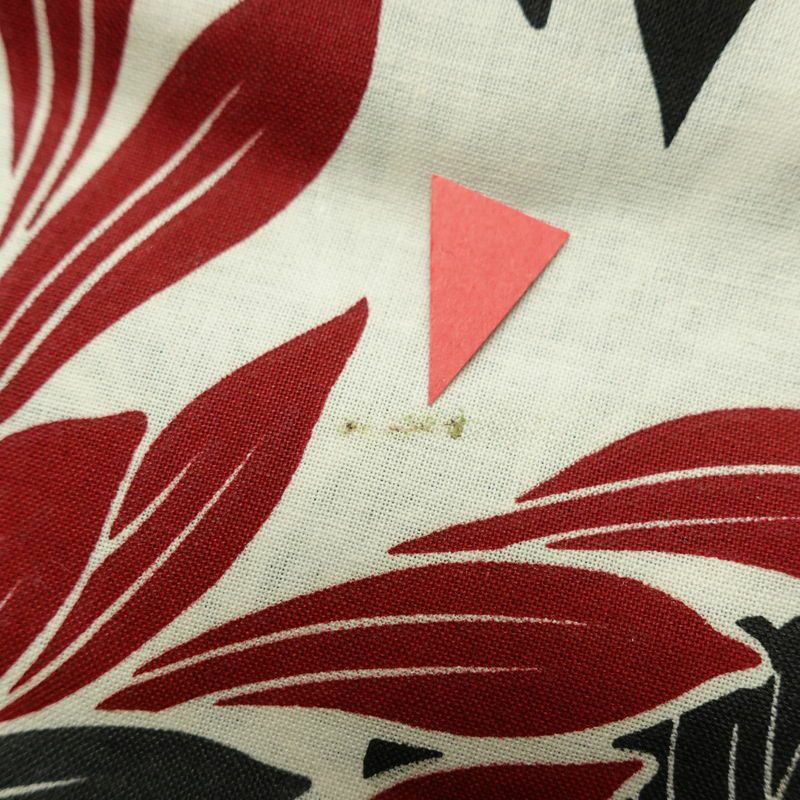 [訳あり]新品 浴衣 帯 2点セット 女性用 綿 平織 古典柄 浴衣 半幅帯 未使用品 菊 赤_画像15