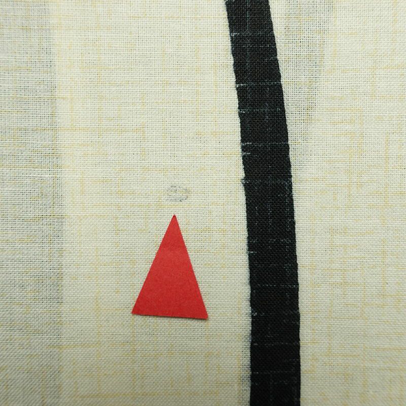 [訳あり]新品 浴衣 帯 2点セット 女性用 綿 平織 古典柄 浴衣 半幅帯 未使用品 乱縞 黒_画像15