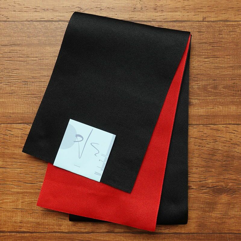 [訳あり]新品 浴衣 帯 2点セット 女性用 綿 平織 古典柄 浴衣 半幅帯 未使用品 花柄 黒 生成り_画像16