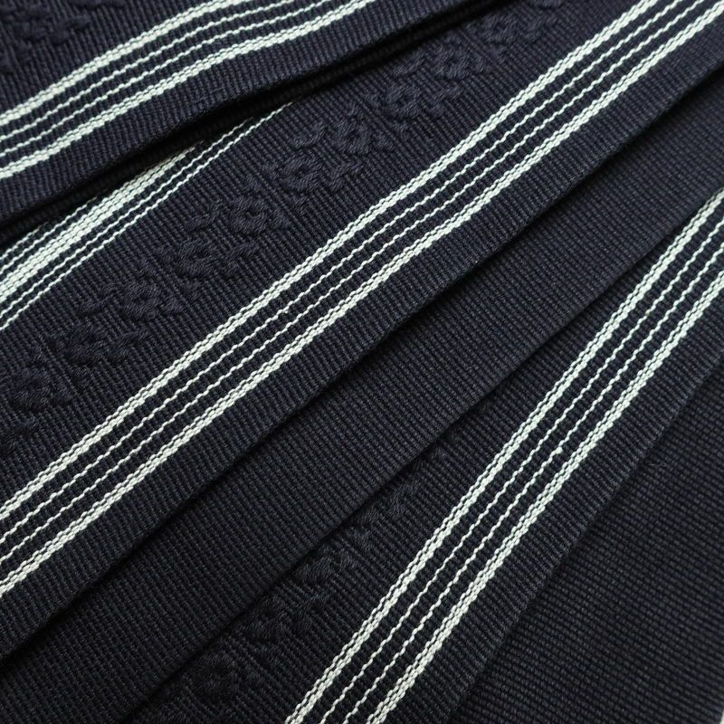 新品 綿角帯 献上柄 男帯 かくおび 手結び 袴下 浴衣 帯 メンズ 未使用品 紺_画像6