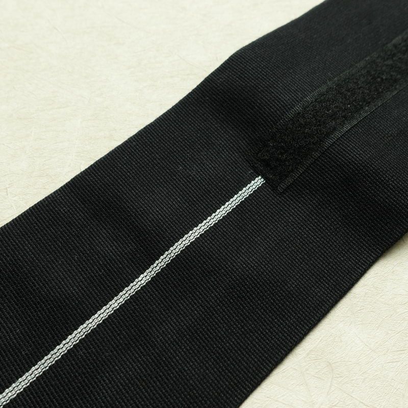 新品 男性用 帯 ワンタッチ角帯 献上柄 角帯 ワンタッチ 浴衣 袴下 かくおび 未使用品 黒_画像13