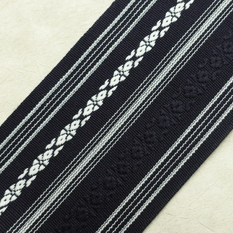 新品 男性用 帯 ワンタッチ角帯 献上柄 角帯 ワンタッチ 浴衣 袴下 かくおび 未使用品 紺_画像19